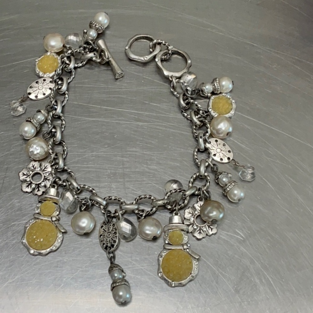 Christmas charm bracelet, 2 sided charms. 🎄